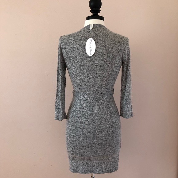 NWT Interi Women’s 3/4 Sleeve Gray Work Dress - Picture 5 of 7